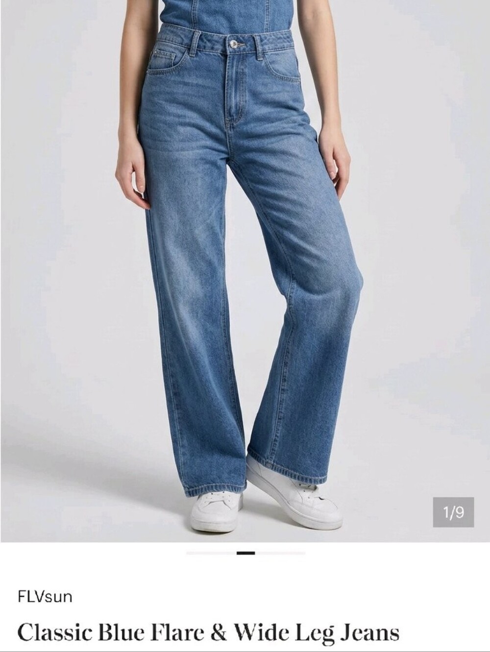 Classic Blue Flare & Wide Leg Jeans
